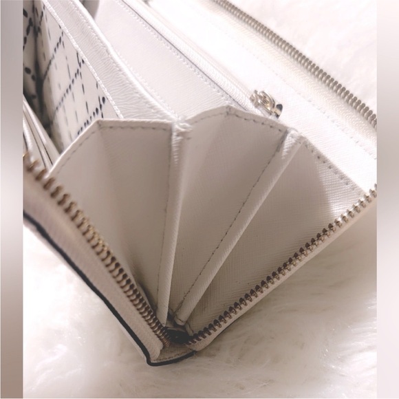 Kate Spade Zip around wallet in white Stacy laurel way - Picture 6 of 7